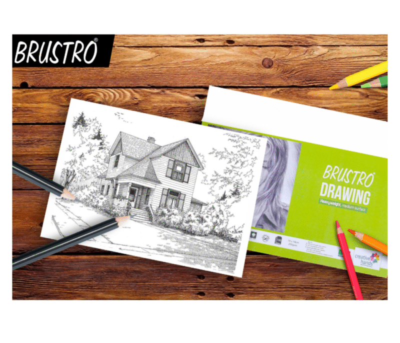 Brustro Sketching & Drawing Papers 200 GSM A5 , 32 + 8 Free Sheets (Pack of 2) - Image 2
