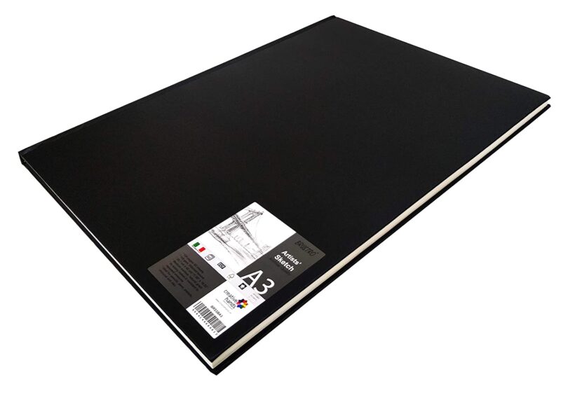Brustro Artists' Sketch Book Stitched Bound A3-110 GSM, 124 Pages Acid Free - Image 2