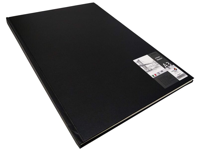 Brustro Artists' Sketch Book Stitched Bound A3-110 GSM, 124 Pages Acid Free - Image 4