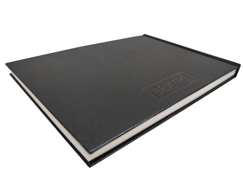 Brustro Artists Sketch Book Stitched Bound A5 Size, Landscape, 156 Pages, 110 GSM (Acid Free) - Image 2