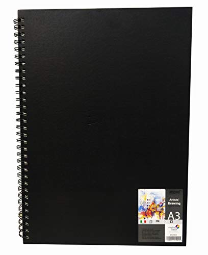 Brustro Artists Wiro Bound Sketch Book, A3 Size, 116 Pages, 160 GSM (Acid Free) - Image 4