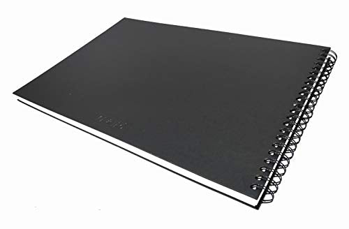 Brustro Artists Sketch Book Wiro Bound A3 Size, Landscape, 116 Pages,160 GSM (Acid Free) - Image 2