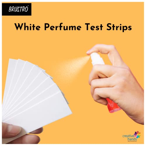 Brustro Perfume Paper Test Strips, 300 GSM, 25% Cotton for Fragrances and Essential Oils - Image 2
