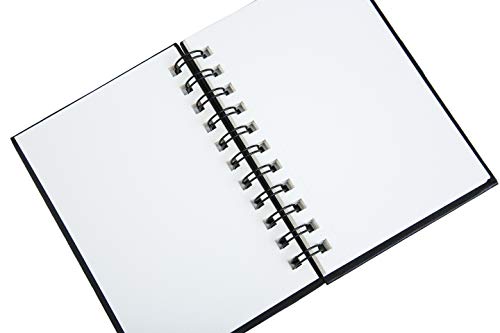 BRUSTRO Artist 100% Cotton Watercolour Wiro Bound Journal Cold Pressed 300 GSM, A5 – (20 Sheets) - Image 3