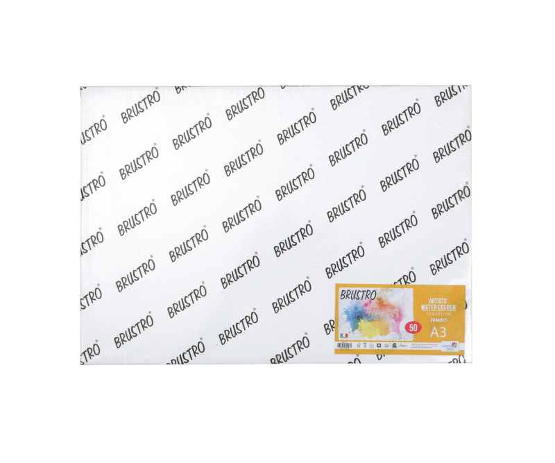 Brustro Artists' WC 25% Cotton 200gsm Cold Pressed jumbo - A3 (50 Sheets) - Image 2