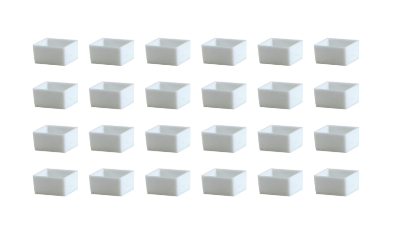 Brustro Empty Watercolour Half Pans - Pack of 24 - Image 2
