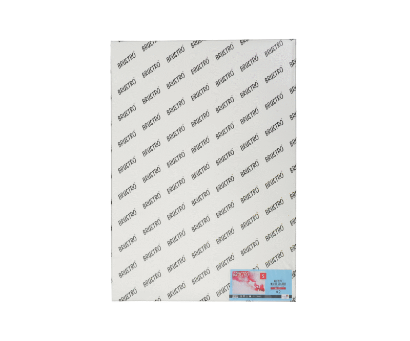 Brustro Artists Watercolour Paper 100% Cotton Rough 300 GSM, Size - A2, 5 Sheets - Image 2