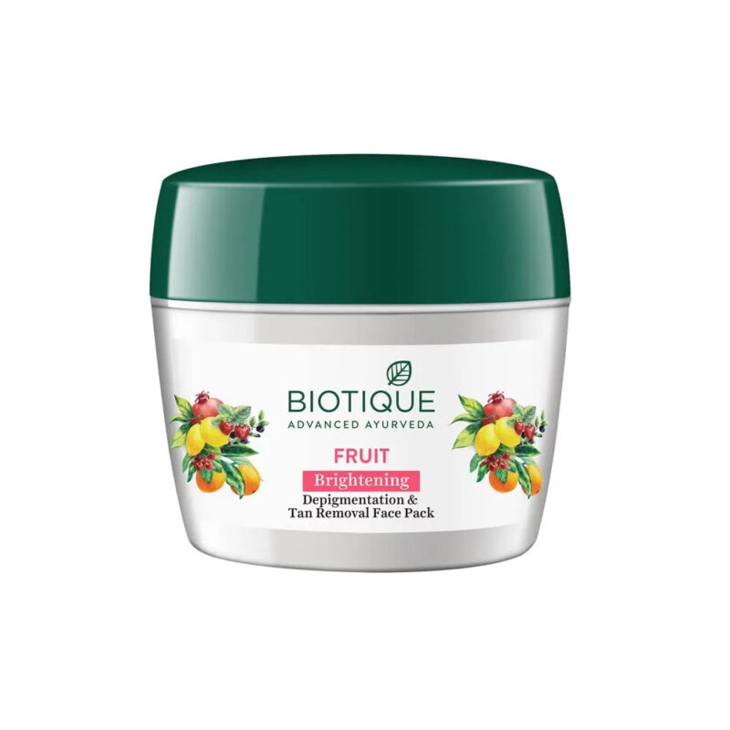 Biotique Fruit Brightening Depigmentation & Tan Removal Face Pack - Image 14