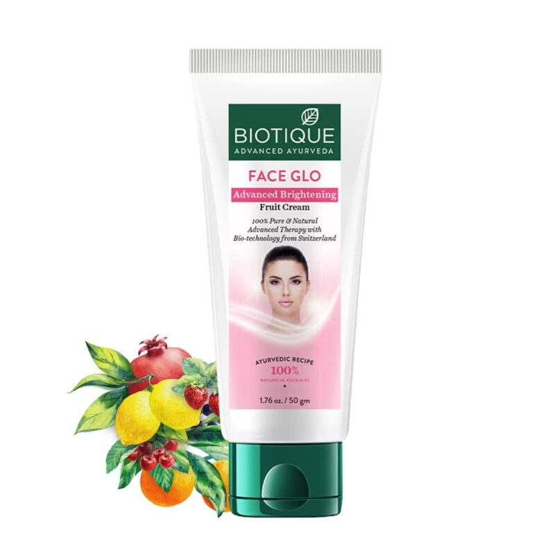 Biotique Face Glo Advance Brightening Fruit Cream (50 gm) - Image 10