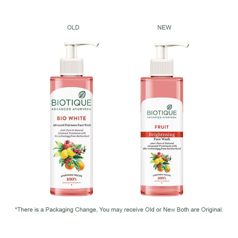 Biotique Fruit Brightening Face Wash 100% Pure & Natural - Image 6