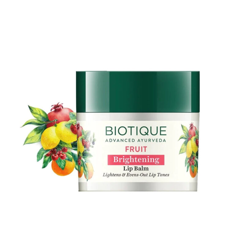 Biotique Fruit Brightening Lip Balm (12 gm) - Image 7