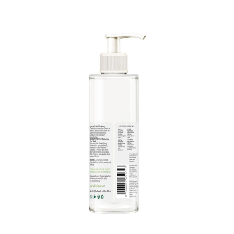 Biotique Morning Nectar Moisturize & Nourish Visibly Flawless Face Wash (All Skin Types) - Image 4