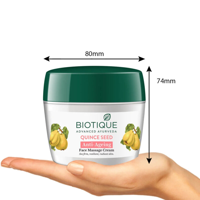 Biotique Quince Seed Anti-Ageing Face Massage Cream - Image 6