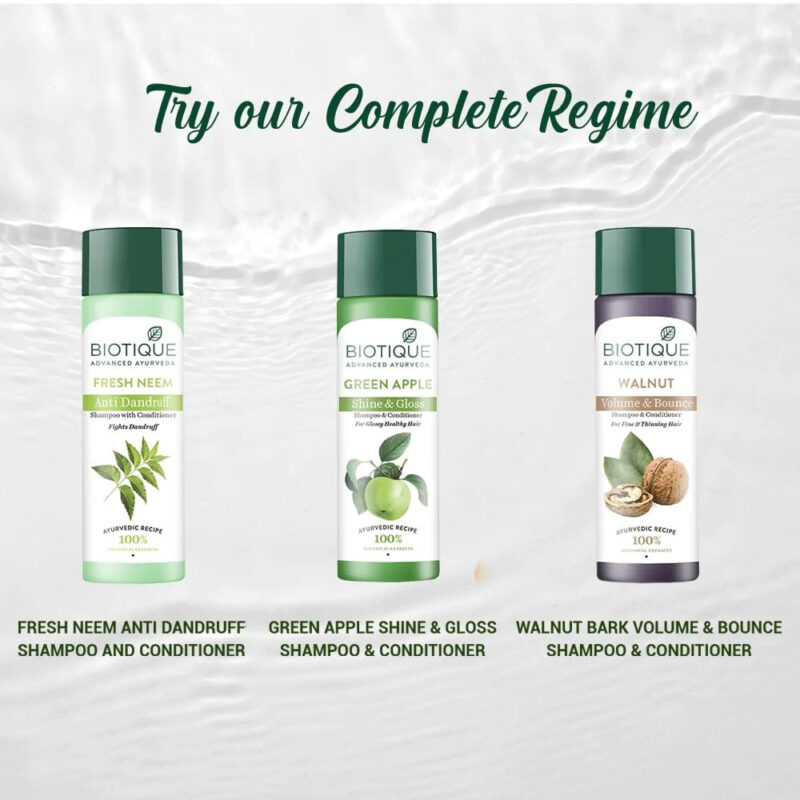 Biotique Soya Protein Intense Repair Shampoo for Dry, Damaged & Color Treated Hair - Image 8
