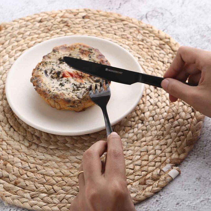 Roma Dinner Knife - Black - Set of 2pcs - Image 5