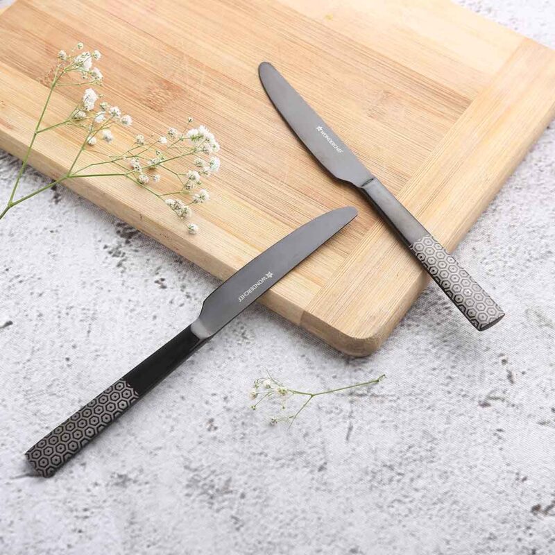 Roma Dinner Knife - Black - Set of 2pcs - Image 6