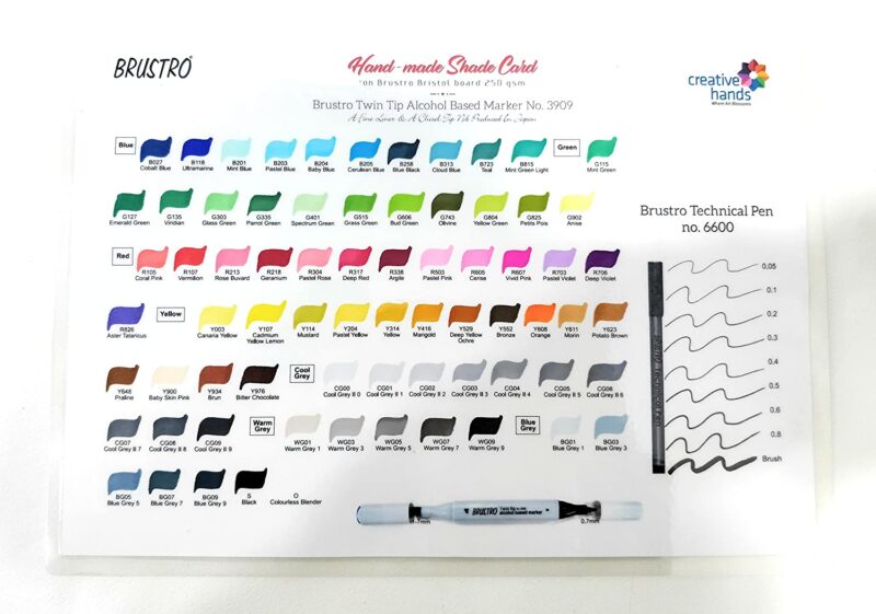 Brustro Twin Tip Alcohol Based Marker Cool Grey II 3