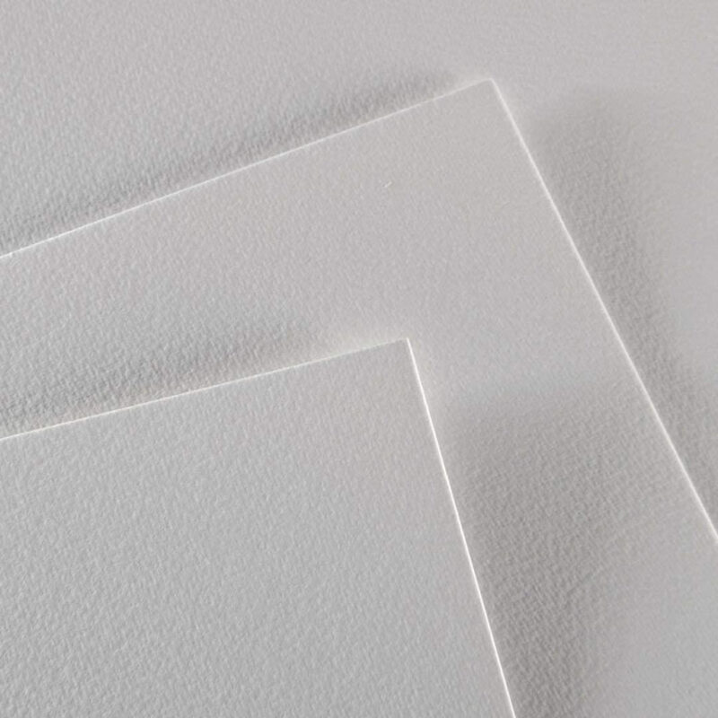 Canson C Grain Drawing 125 Gsm Fine Grain A3 Paper Sheets (Natural White- 5 Sheets)