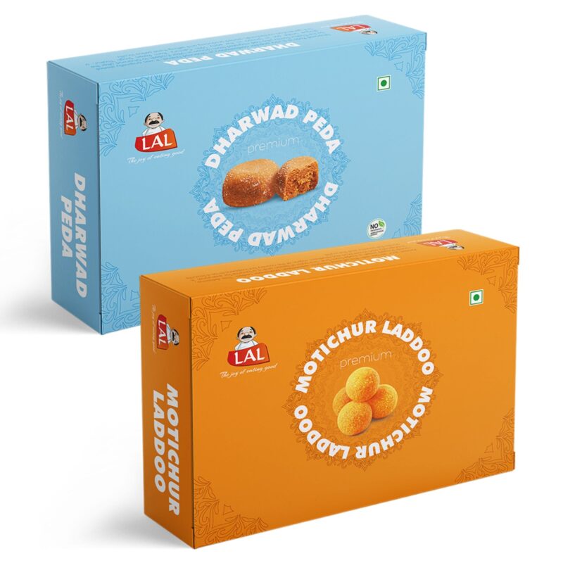Dharwad Peda 400g & Motichur Laddoo 400g - Image 4