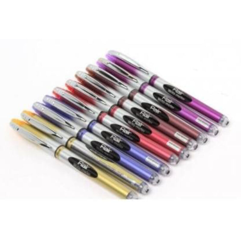 Flair Writometer Ball Pen 10 Pcs Box Set - Blue Ink