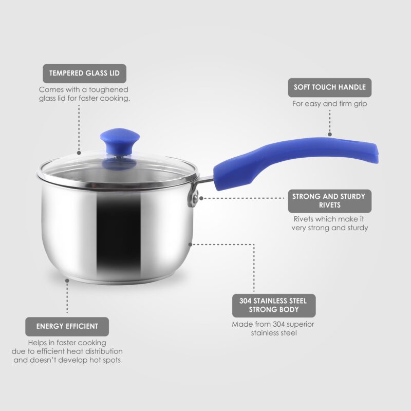 Nigella Tea Pot with Lid – 14cm, 1.2 Litres - Image 3
