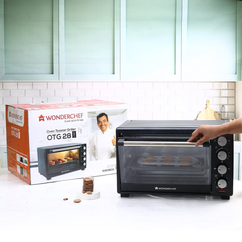 Wonderchef Renewed Oven Toaster Griller (OTG) - 28L | Black with Rotisserie | Auto-shut off | Heat-resistant Tempered Glass | Multi-stage Heat Selection - Image 18