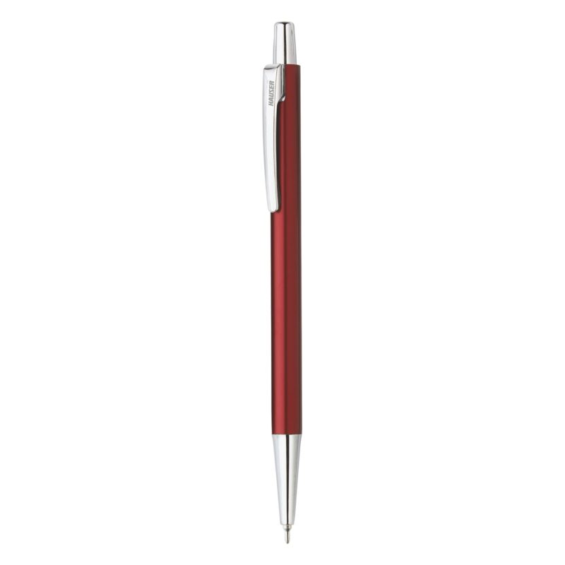 Hauser Slender Designer Metal Ball Pen - Blue Ink