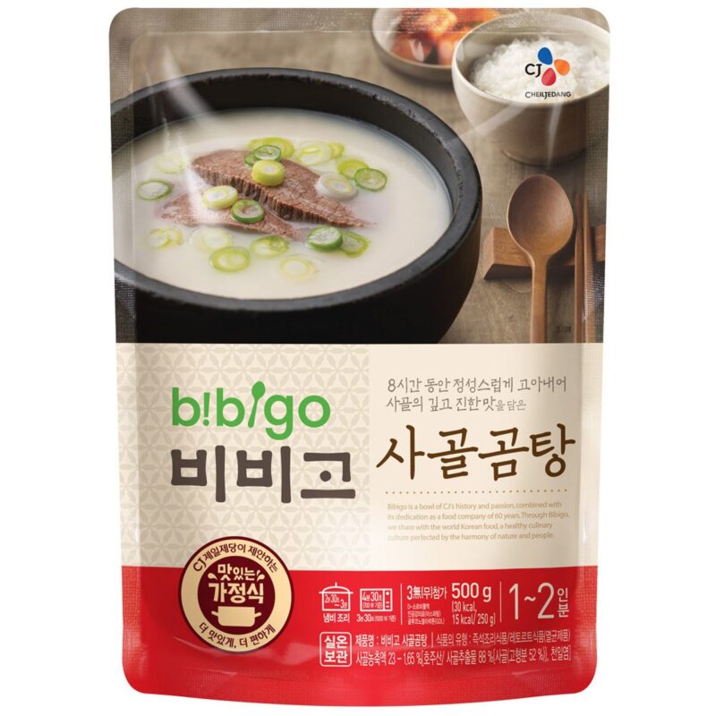 Bibigo Buff Bone Soup 500g Sagolgomtan 비비고 사골곰탕