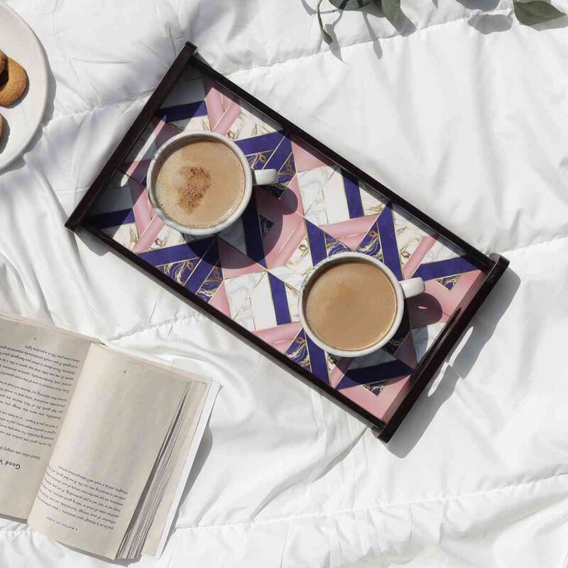 Casablanca Marble Mosaic Tray - Small - Image 3