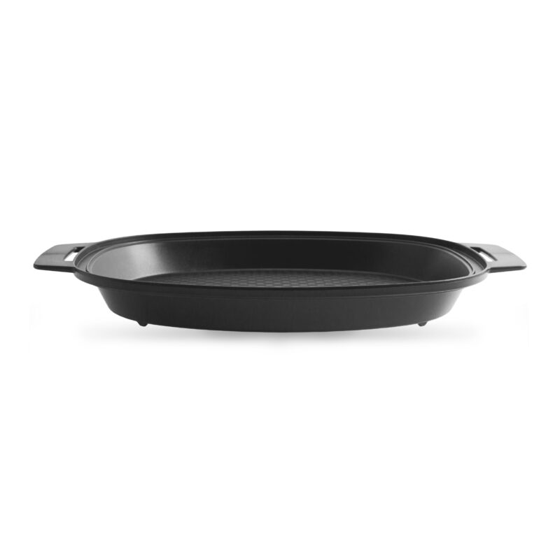 Chef Magic Steamer with Lid | Use for Steaming Momos, Dhoklas, Vegetables | Two Layered Assembly | Made from Food-grade Material | Black - Image 2