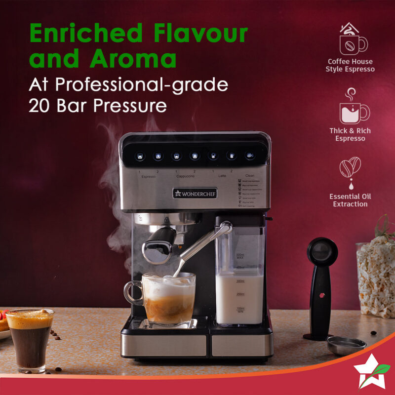 Regenta Automatic Coffee Maker, 20-bar with Auto-Frother, 2 Year Warranty - Image 2