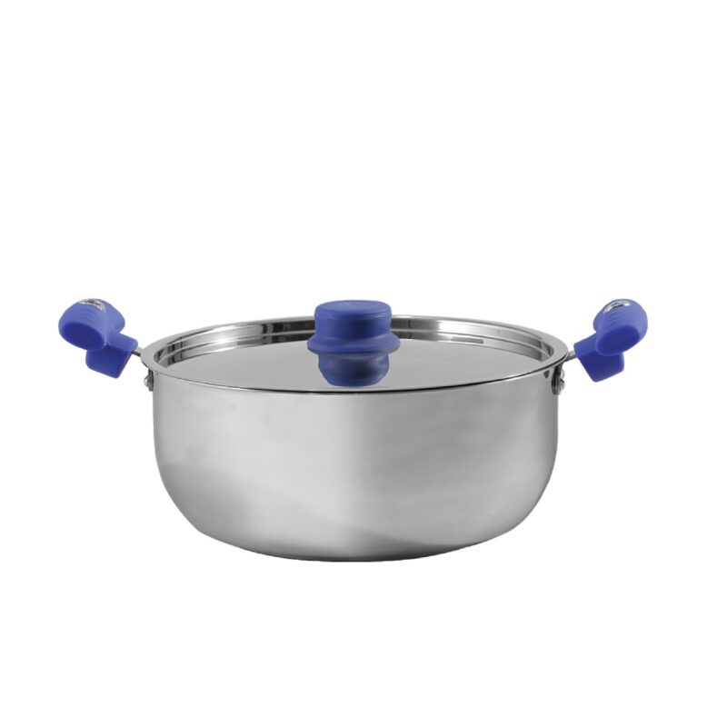 Nigella Stainless Steel 28 cm Biryani Pot | 6.5 Liters | Silver - Image 5