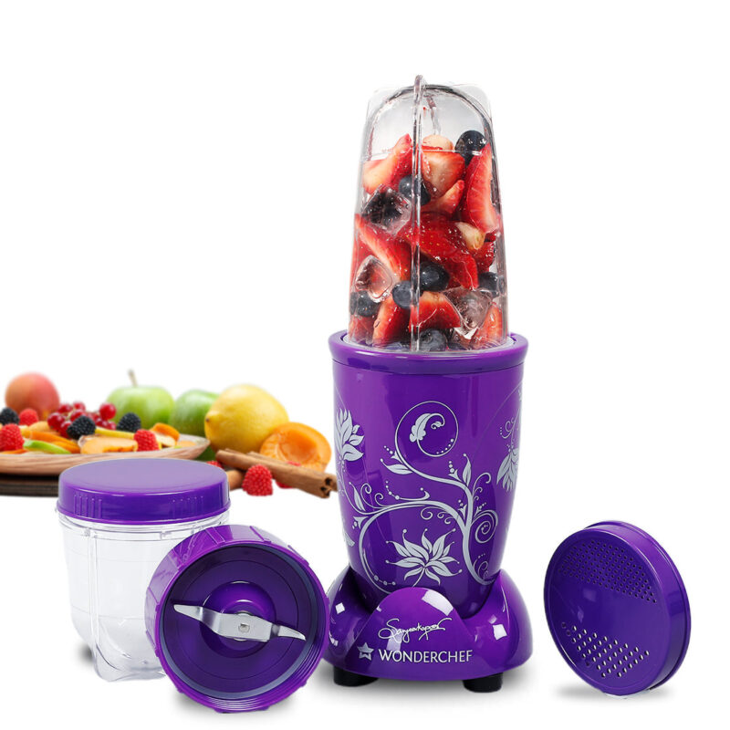 Nutri-blend, 500W, 22000 RPM 100% Full Copper Motor, Mixer-Grinder, Blender, SS Blades, 2 unbreakable Jars, 2 Years warranty, Purple, Recipe Book By Chef Sanjeev Kapoor - Image 7