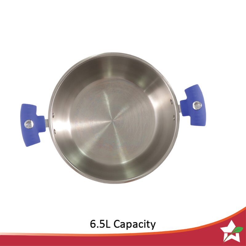Nigella Stainless Steel 28 cm Biryani Pot | 6.5 Liters | Silver - Image 3