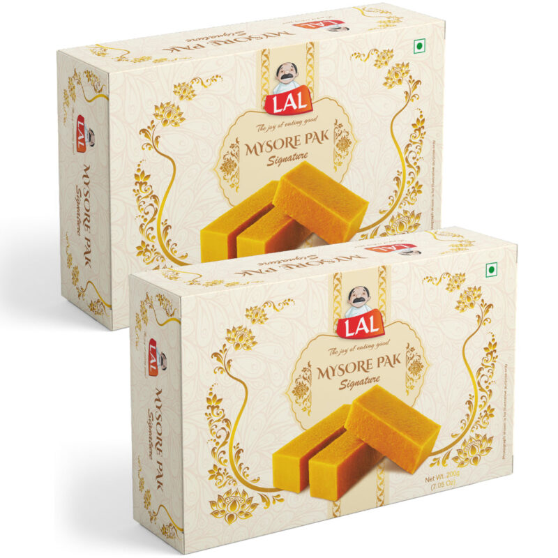 Lal Sweets Mysore Pak Signature - 200g x 2 Pack - Image 7
