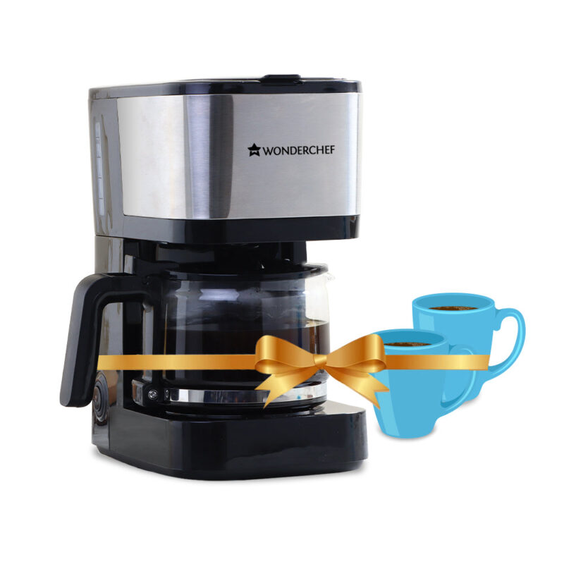 Regalia Pronto Coffee Maker + Teramo Coffee Mugs Set of 2, Gift Combo, For Family and Friends, Gift for Diwali and Other Festivals, House Warming - Image 7