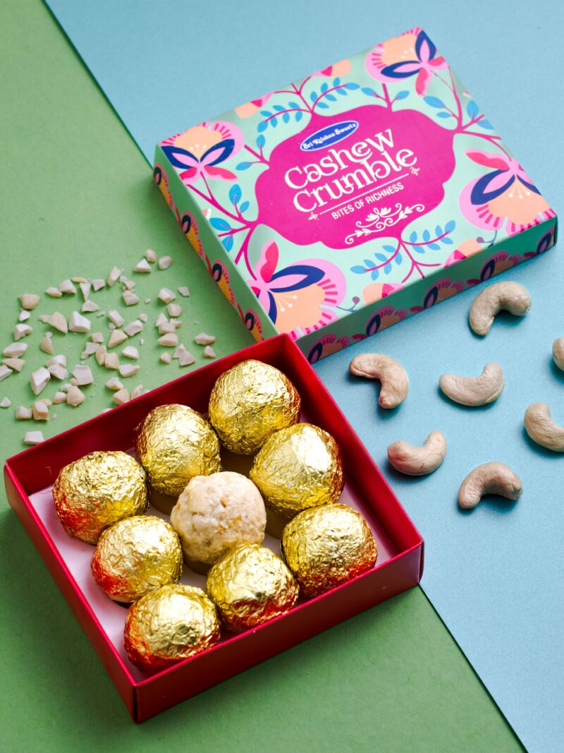 Sri Krishna Sweets Cashew Crumble - 9 pc - Image 6