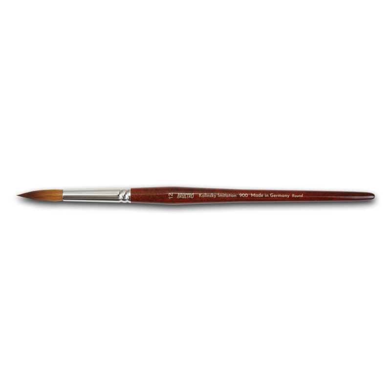 Brustro Kolinsky Imitation Watercolour Round Brush Size 12 - Image 3