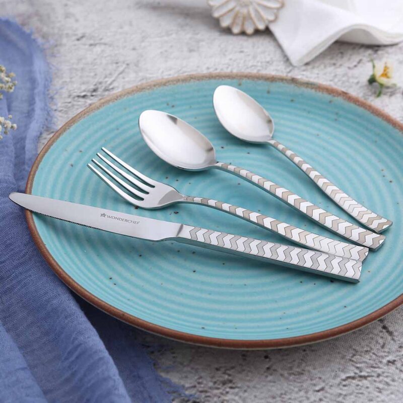 Roma Cultery Gift Set - Laser Etching - Set of 24 pcs - Image 3