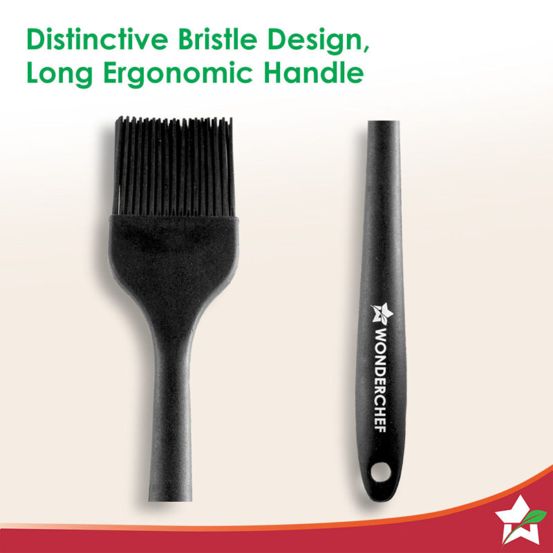 Waterstone Silicon Brush | Stainless Steel Core | High Holding Capacity for Sauces, Glazes, Butter, Oils, Marinades | Even Coverage | Basting for BBQ/Grilling, Tandoor, Cooking, Baking - Image 4