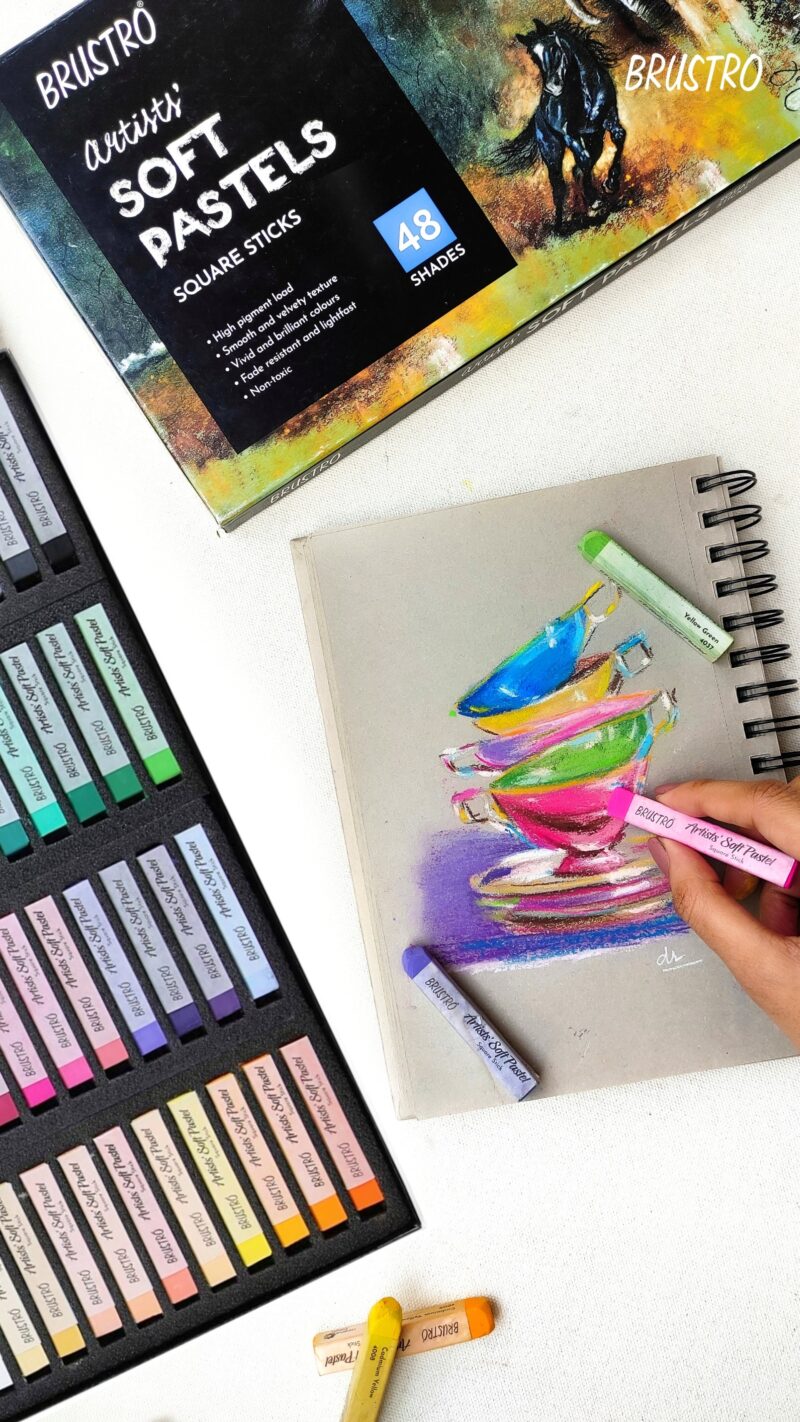 Brustro Artists' Soft Pastels Set of 48 - Image 5