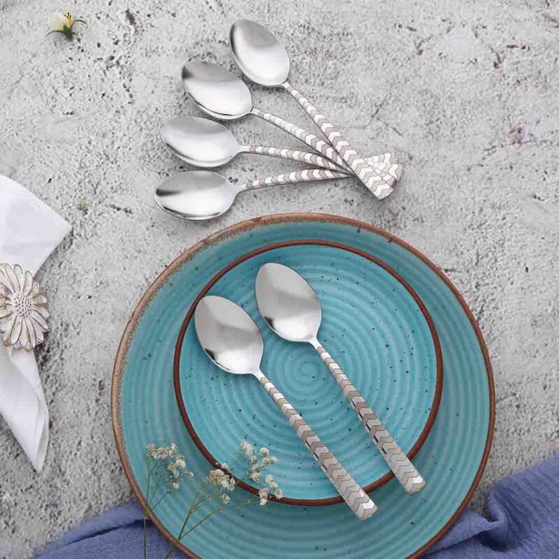 Roma Dinner Spoon  - Laser Etching - Set of 6 pcs - Image 4