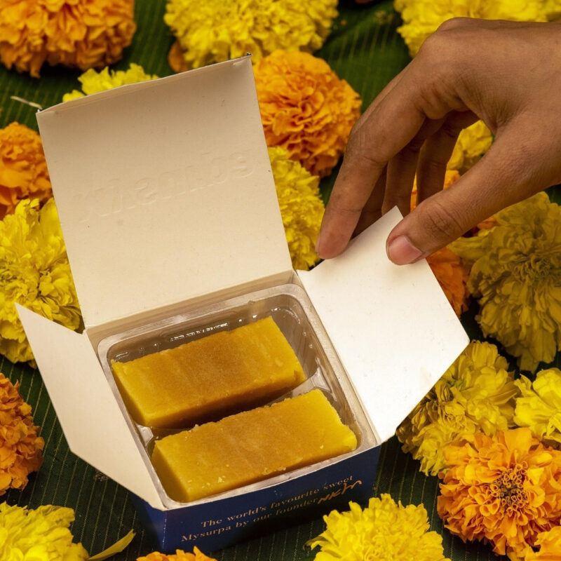 Sri Krishna Sweets Mysurpa (1 and 2 piece box) - Image 4