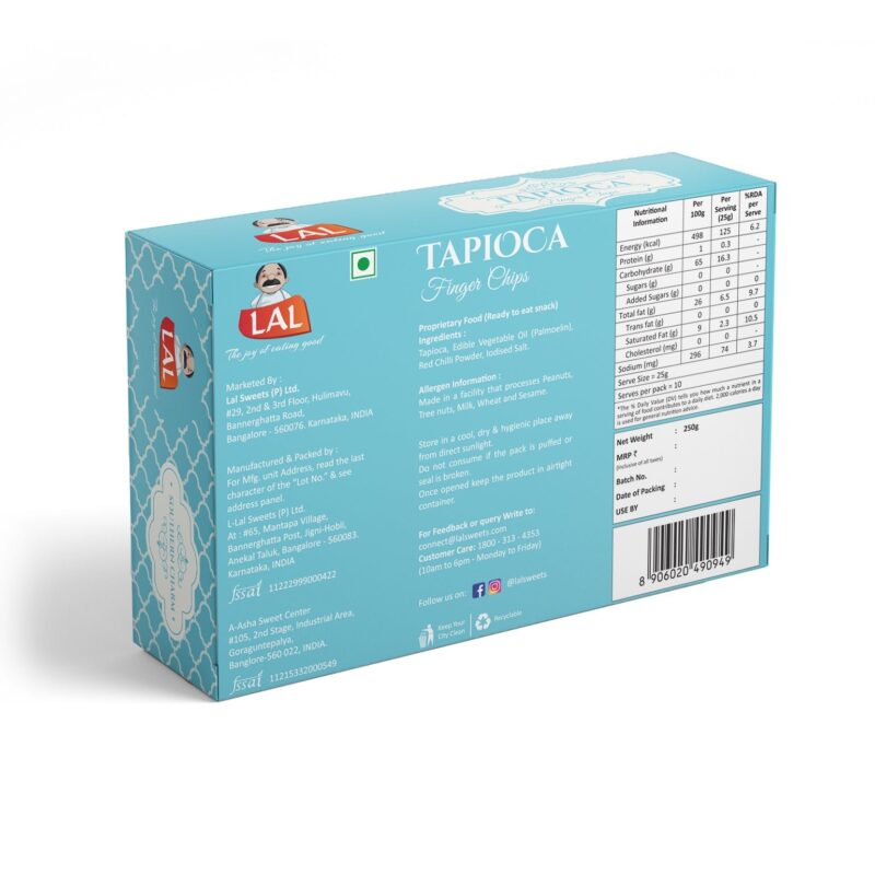 Tapioca Finger Chips 250g