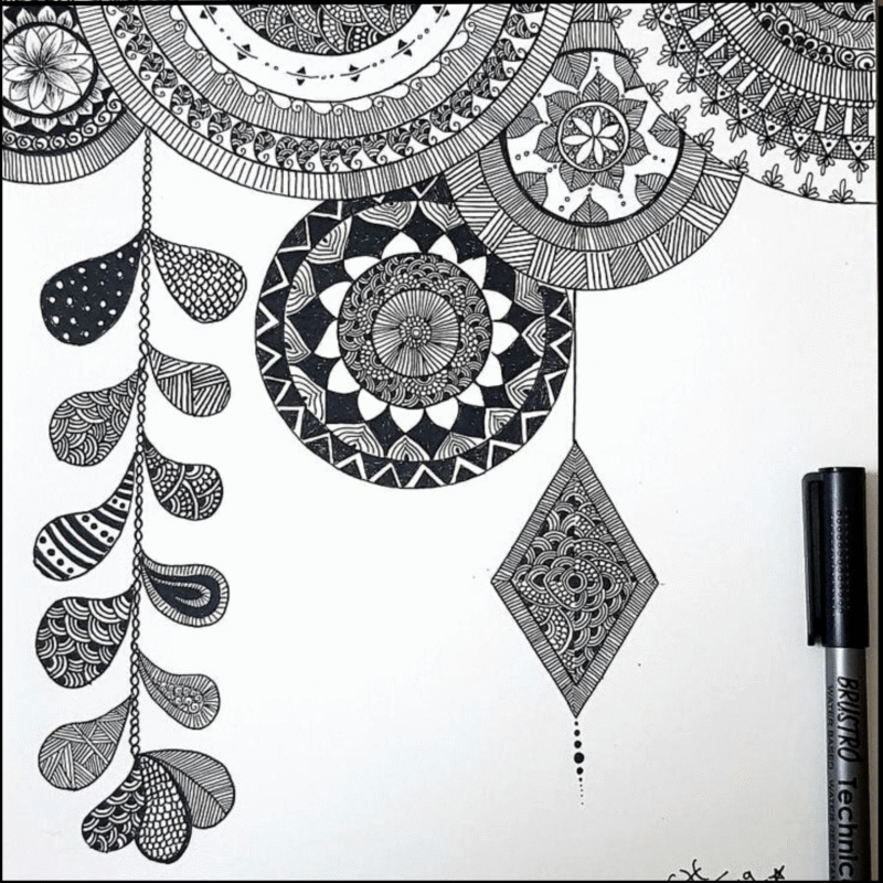 Brustro Technical Pen Black 0.5MM (Pack of 6) - Image 4