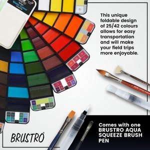 Brustro Artists ’ Watercolour Pan (Set of 42 Colours) - Image 3
