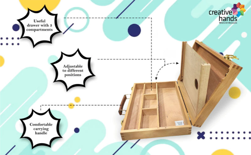 Brustro Artists' Laptop Painting Box with a Palette - Image 2