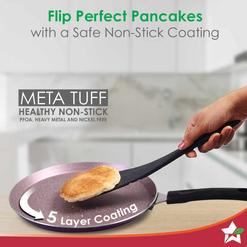 Valencia Non-stick Cookware Set - Purple - Image 2