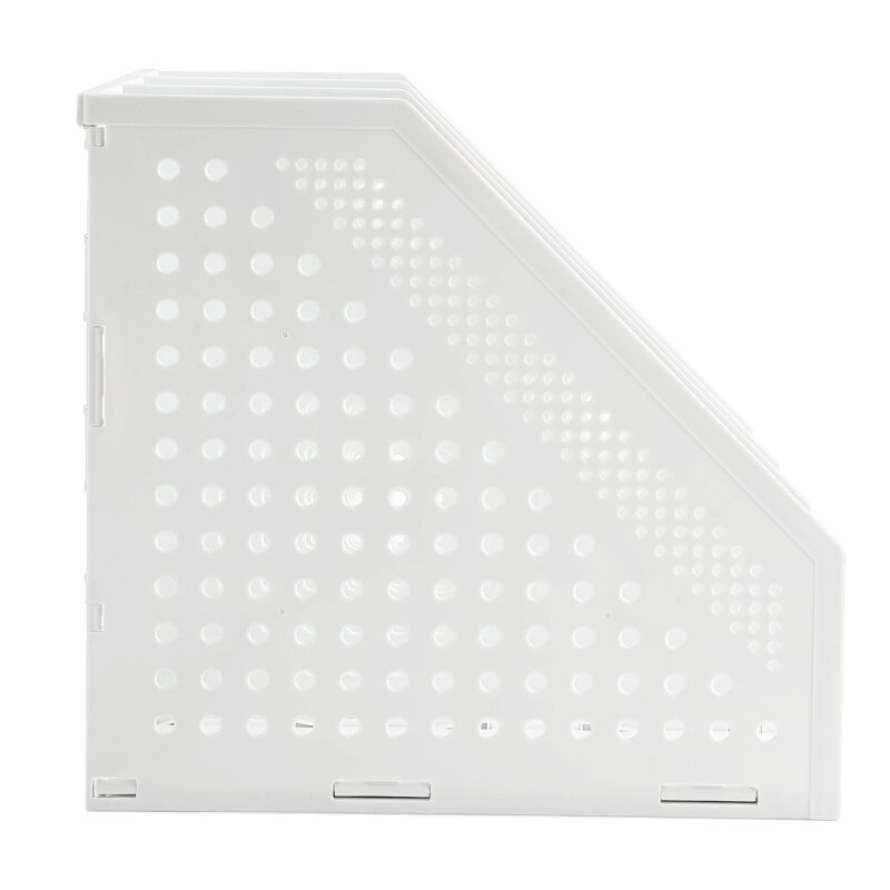 Deli W79003 Magazine Holder Light Grey - Color May Vary