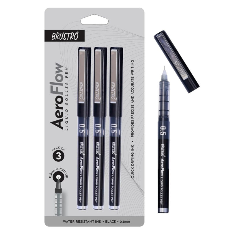 BRUSTRO Ruled Notebook with Rollerball Pens, Mechanical Pencils, Clip Box Set, 13 Pocket Expanding File Folder & Copytinta Soft Shade&nbsp;Single&nbsp;Pack (40 Sheets)&nbsp;Combo | Perfect Gift for Office,Teachers - Image 4
